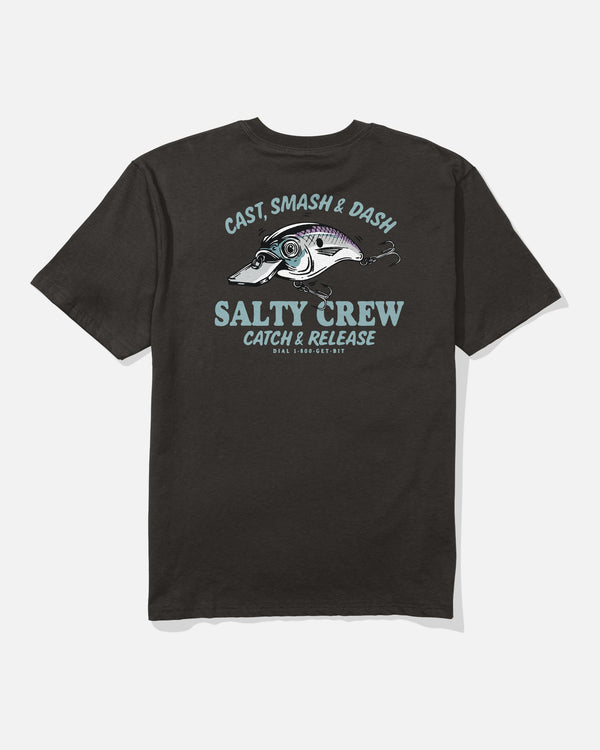 salty crew Cast Life Classic Tee - Black