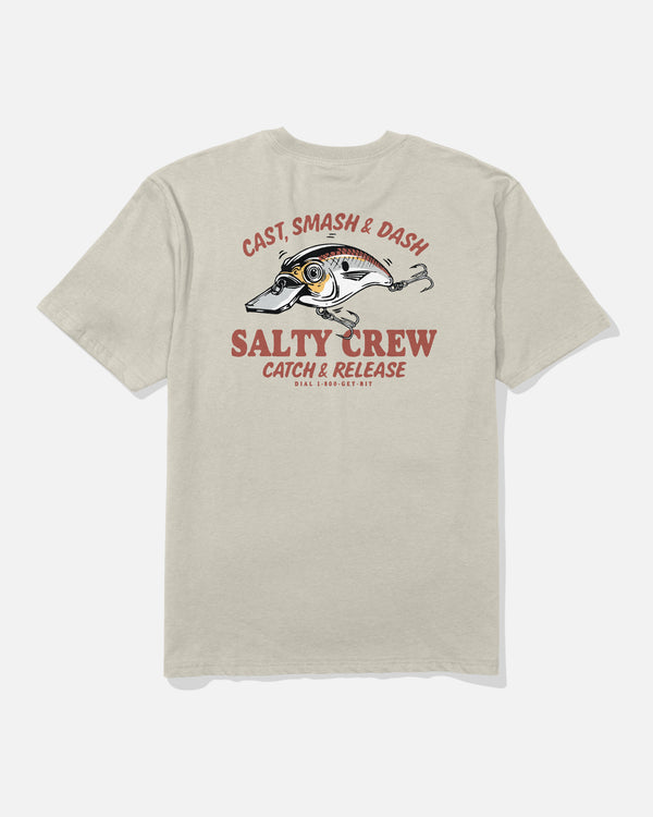 salty crew Cast Life Classic Tee - Bone