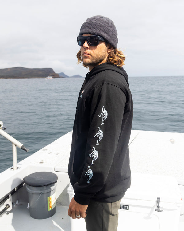 Salty Crew Cast Life Fleece Hoodie - Black