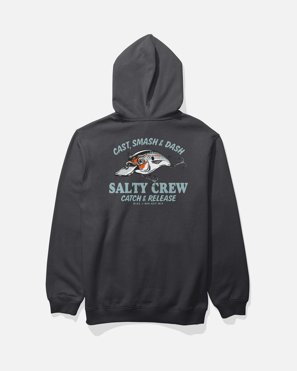 salty crew Cast Life Fleece Hoodie - Black