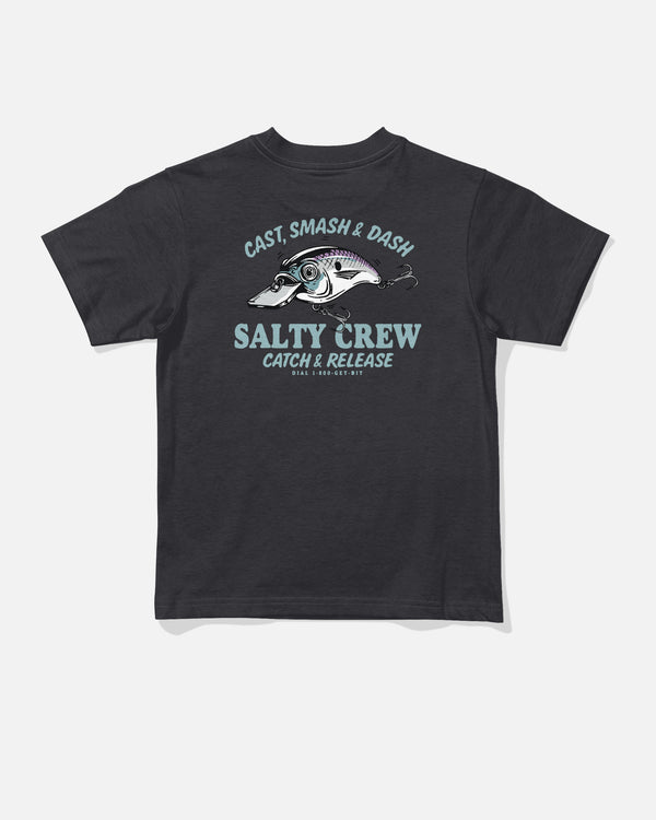 salty crew Cast Life Toddler Tee - Black