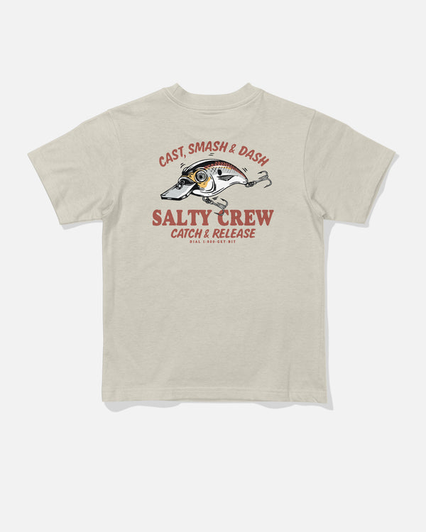 salty crew Cast Life Toddler Tee - Bone