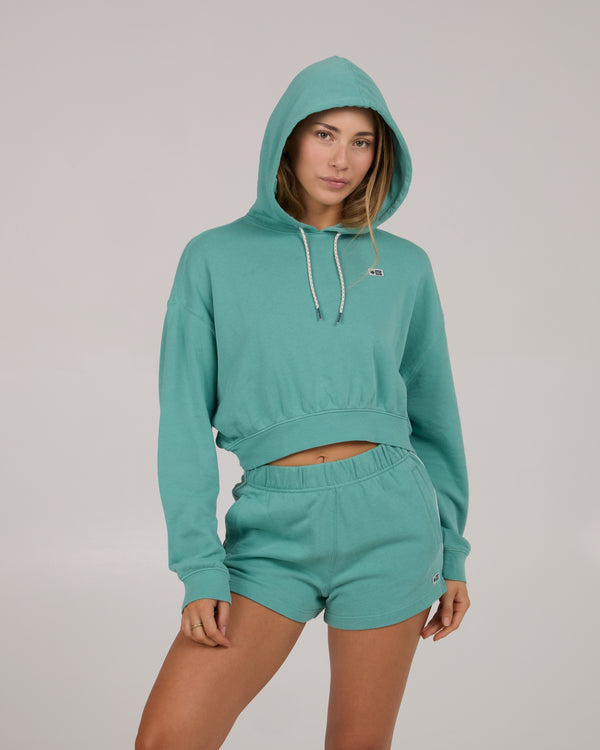 Salty Crew Catamaran Fleece Hoodie - Sea Glass