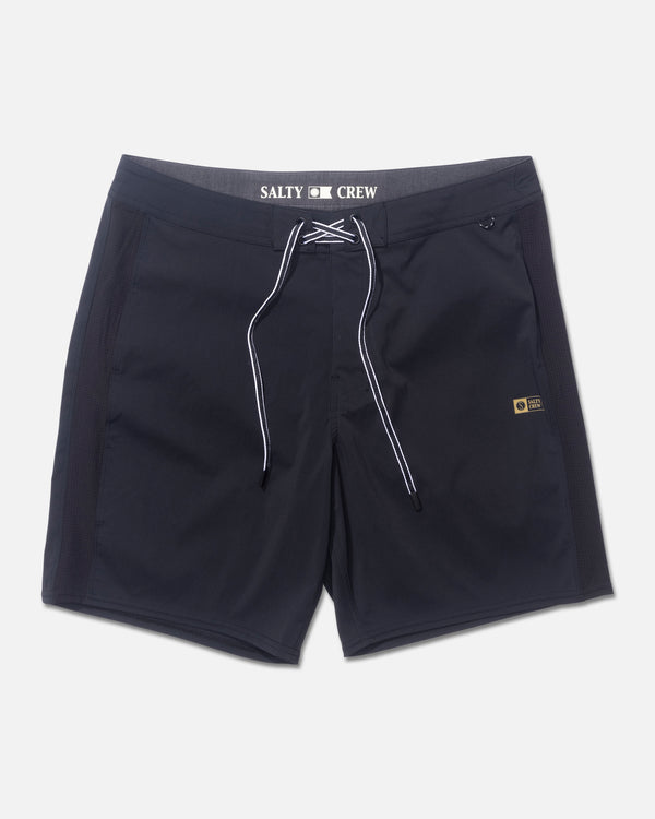 salty crew Channel Apex Boardshort - Black