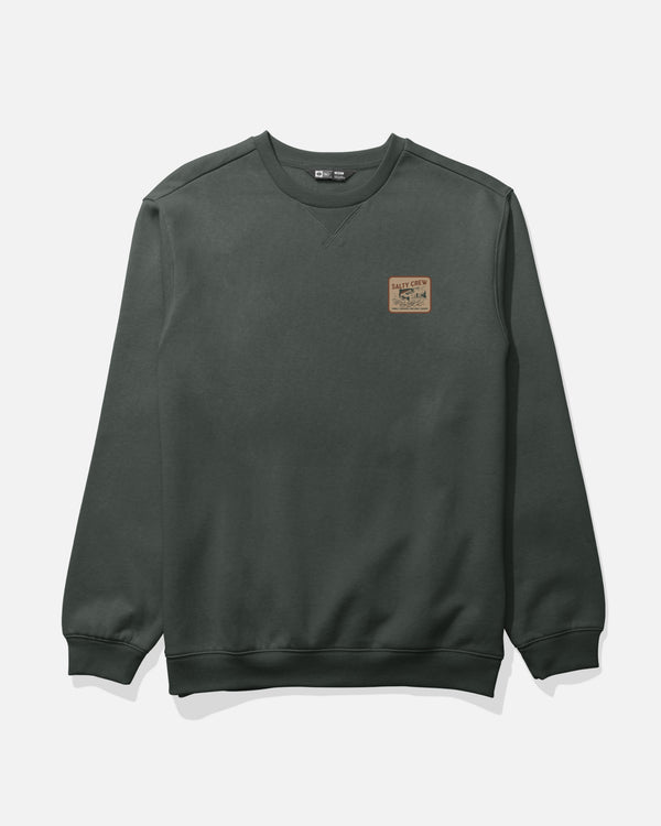 salty crew Crafted Crew Fleece - Deep Forest