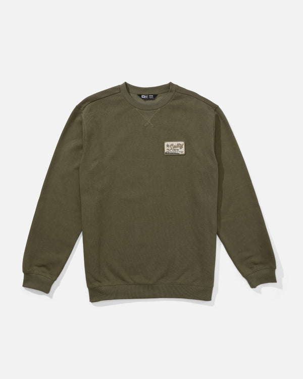 salty crew Crafted Crew Fleece - Olive