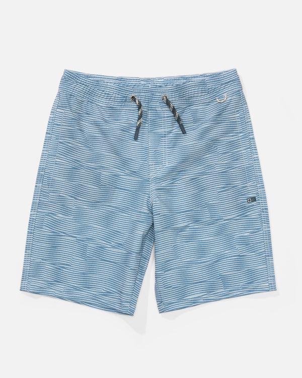 salty crew Crew Boys Volley Short - Channel Blue