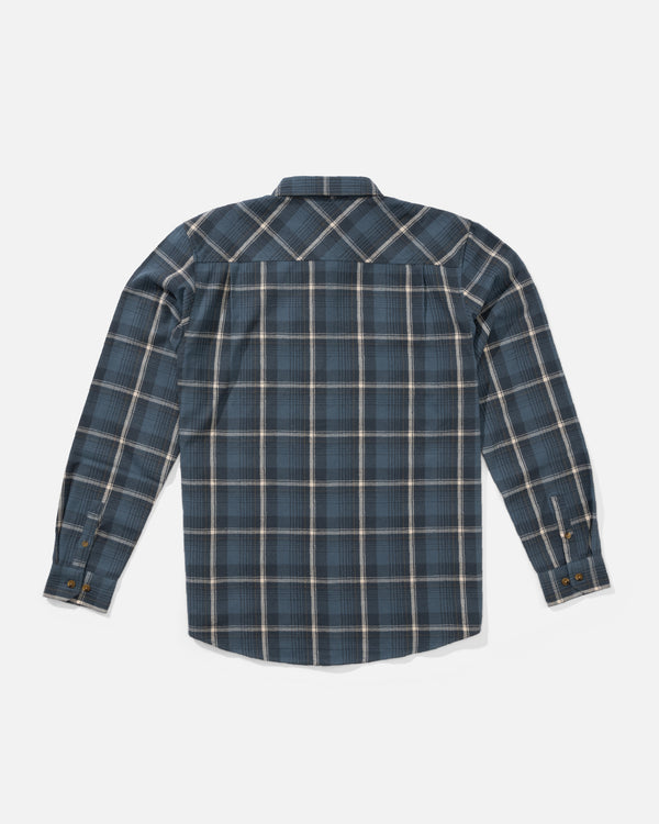 Salty Crew Daybreak Flannel - Channel Blue