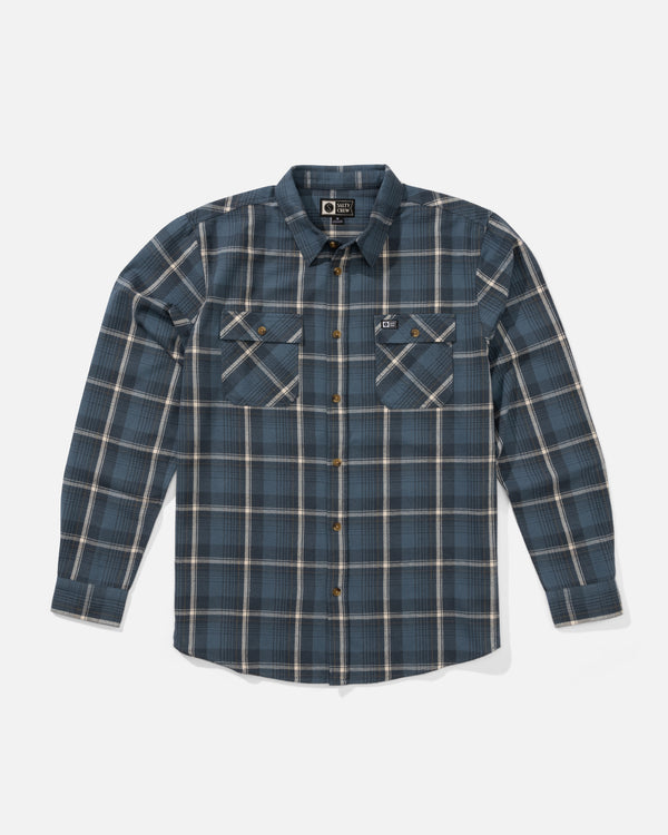 salty crew Daybreak Flannel - Channel Blue