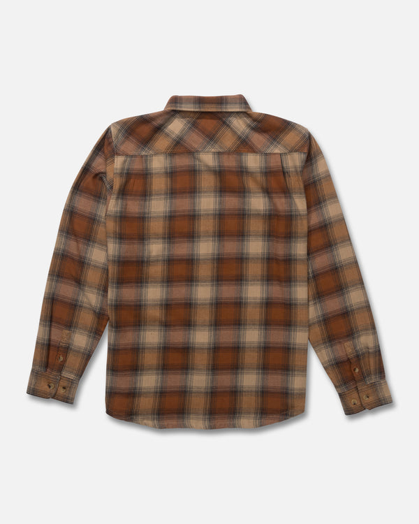 Salty Crew Daybreak Flannel - Friar Brown