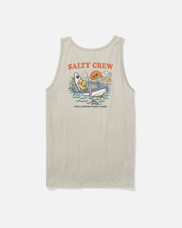 salty crew Down Time Tank - Bone