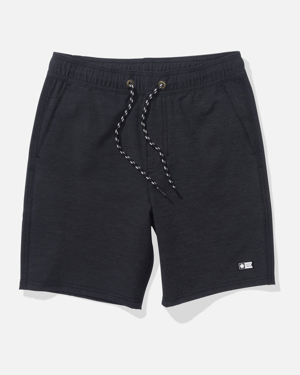 salty crew Drifter Boys Elastic Hybrid Short - Black