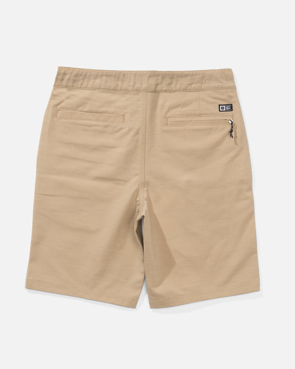 Salty Crew Drifter Boys Elastic Hybrid Short - Khaki