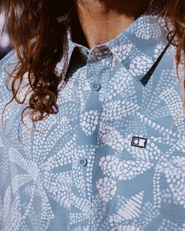Salty Crew Drifter UV Button Up - Atlantic Green