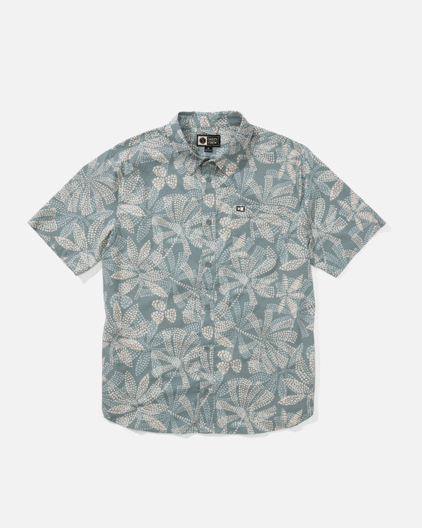 salty crew Drifter UV Button Up - Atlantic Green