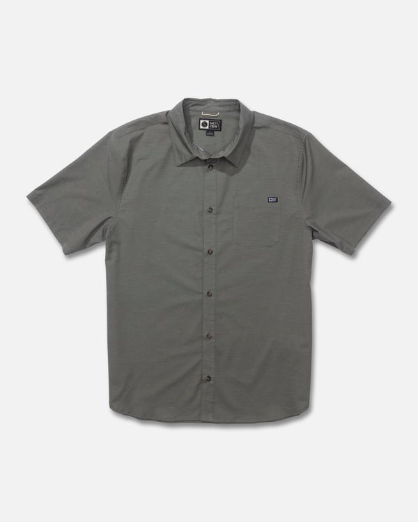 salty crew Drifter UV Button Up - Olive