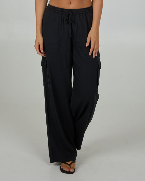 salty crew Driftwood Pant - Black