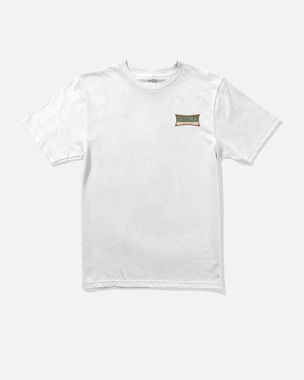 Salty Crew Essential Boys Tee - White