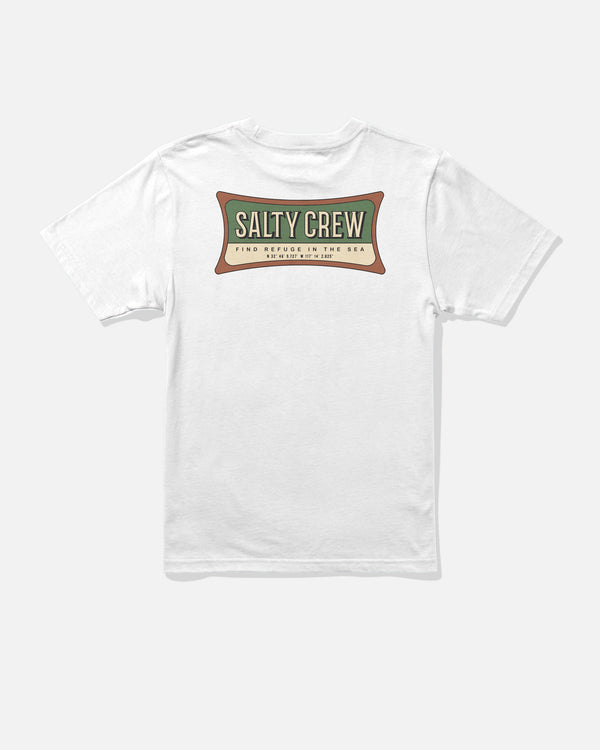 salty crew Essential Boys Tee - White