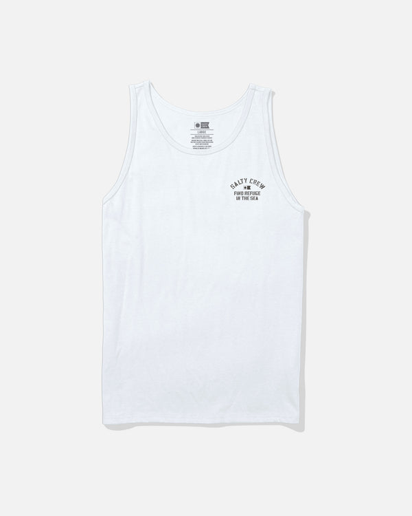 Salty Crew Even Keel Tank - White
