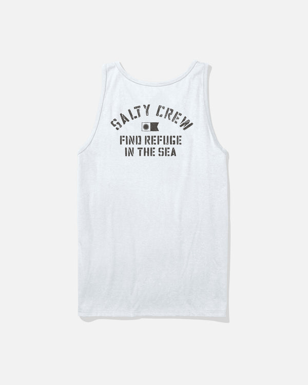 salty crew Even Keel Tank - White
