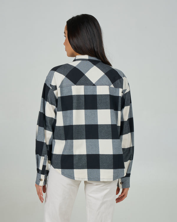 Salty Crew Fathom Flannel - Off White