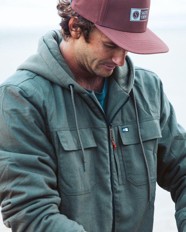 Salty Crew Fathom Jacket - Olive