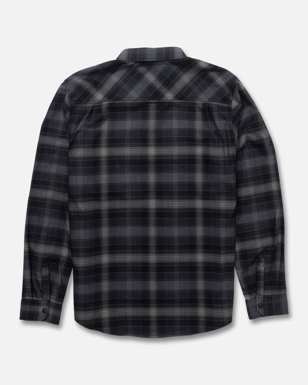 Salty Crew Fathom Tech Flannel - Pirate Black