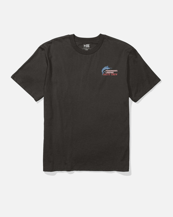 Salty Crew Fishermans Landing Classic Tee - Black