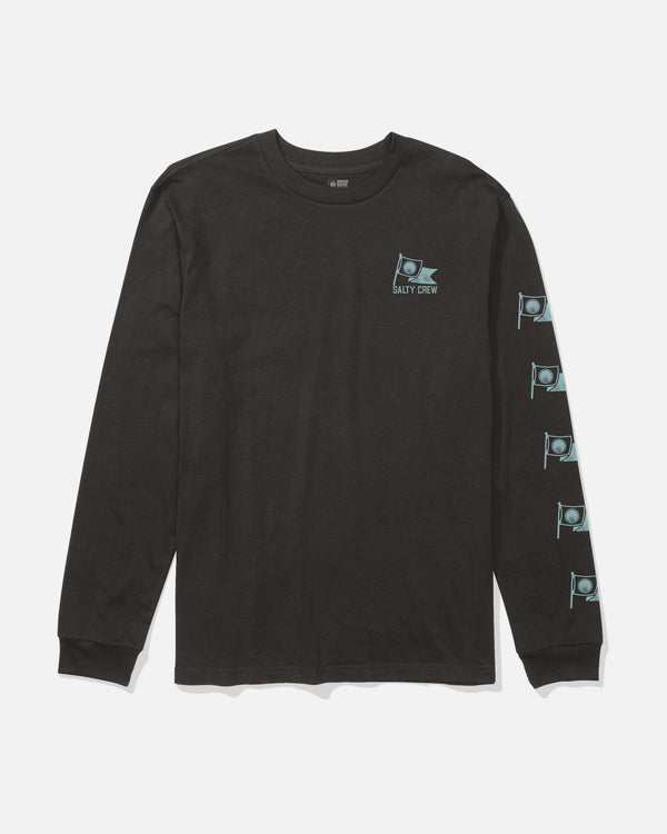 Salty Crew Flag Day Long Sleeve Tee - Black