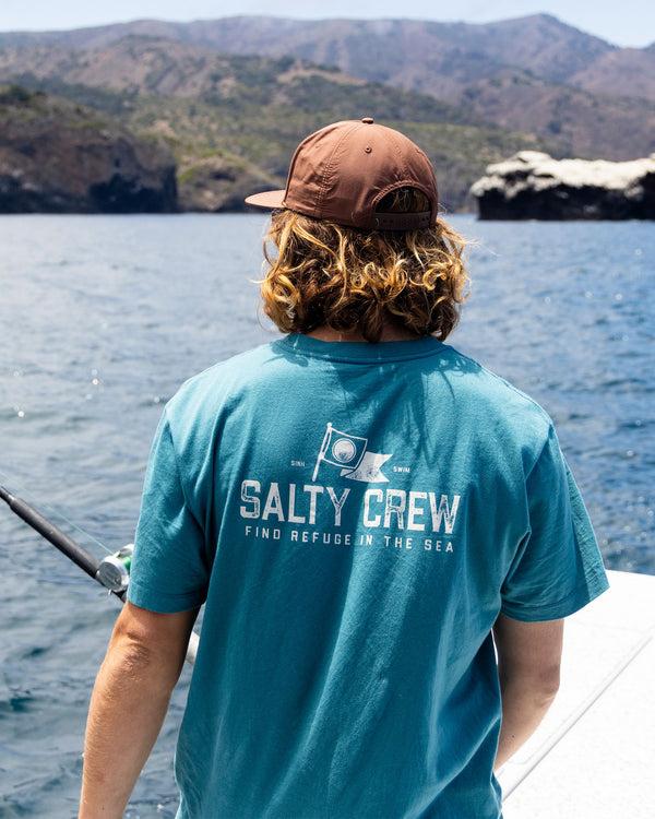 Salty Crew Flag Day Tee - Hydro