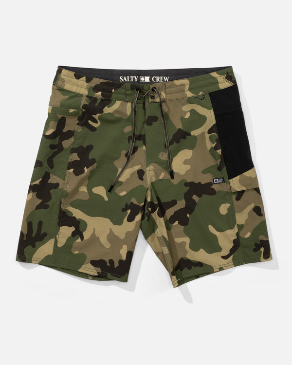 salty crew Flagship Boatshort - Camo