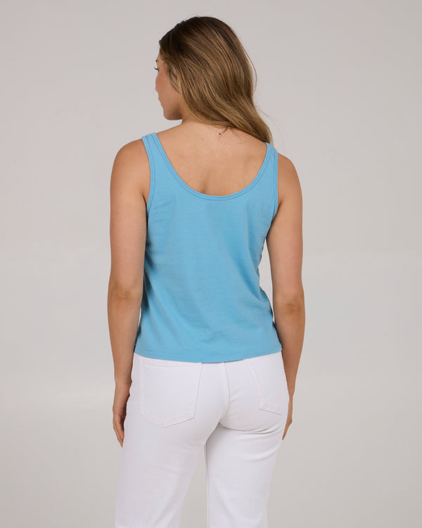 Salty Crew Flagship Classic Tank - Lagoon Blue