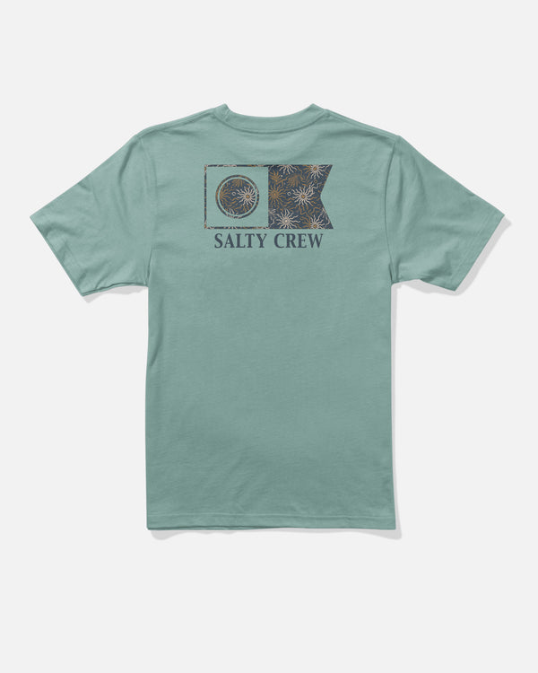 salty crew Flagship Fill Boys Tee - Mackerel