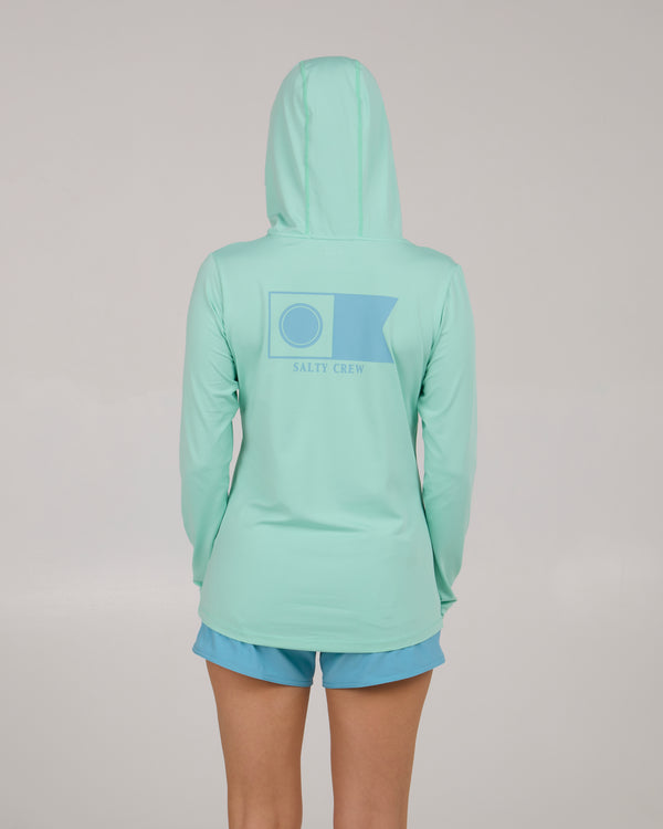 salty crew Flagship Sunshirt Hoodie - Mint