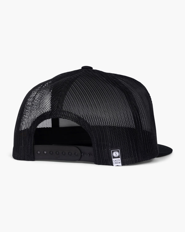 Salty Crew Fly Over Trucker - Black