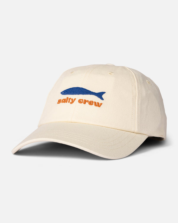 salty crew Fresh Catch Dad Hat - Off White