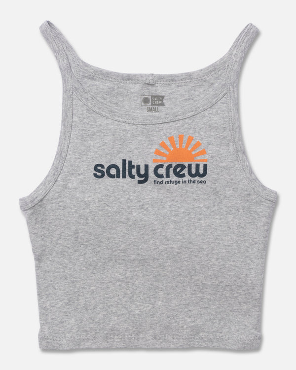 Salty Crew Fun In The Sun Tank - Athletic Heather