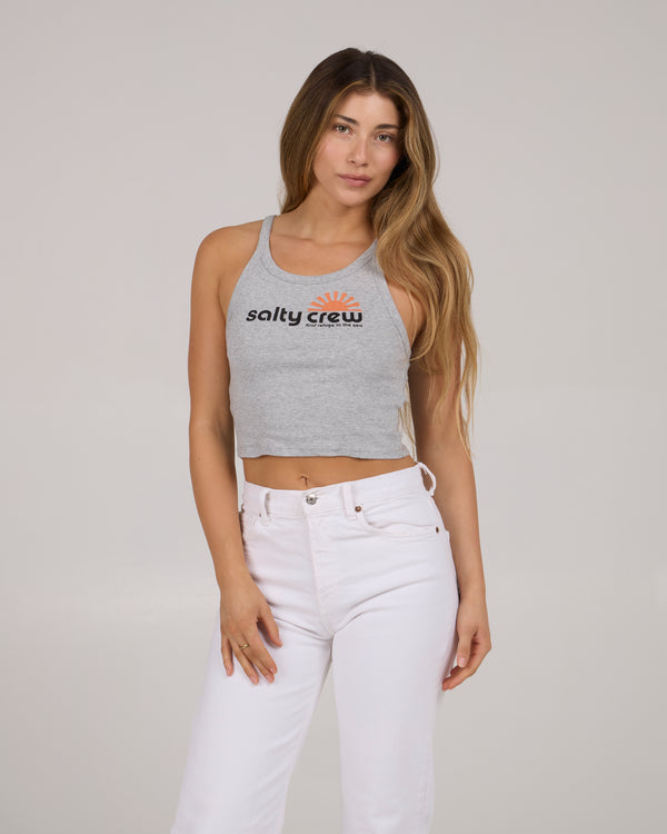salty crew Fun In The Sun Tank - Athletic Heather