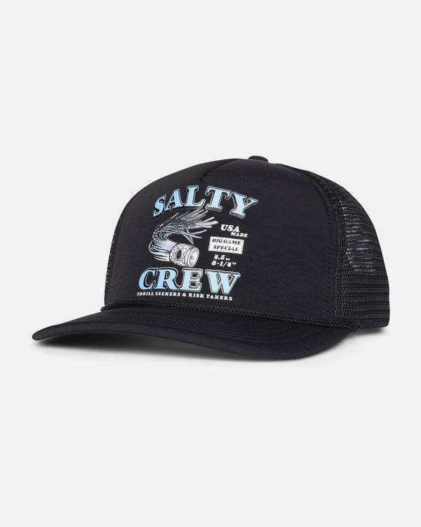 salty crew Good Times Foamie Trucker Hat - Black