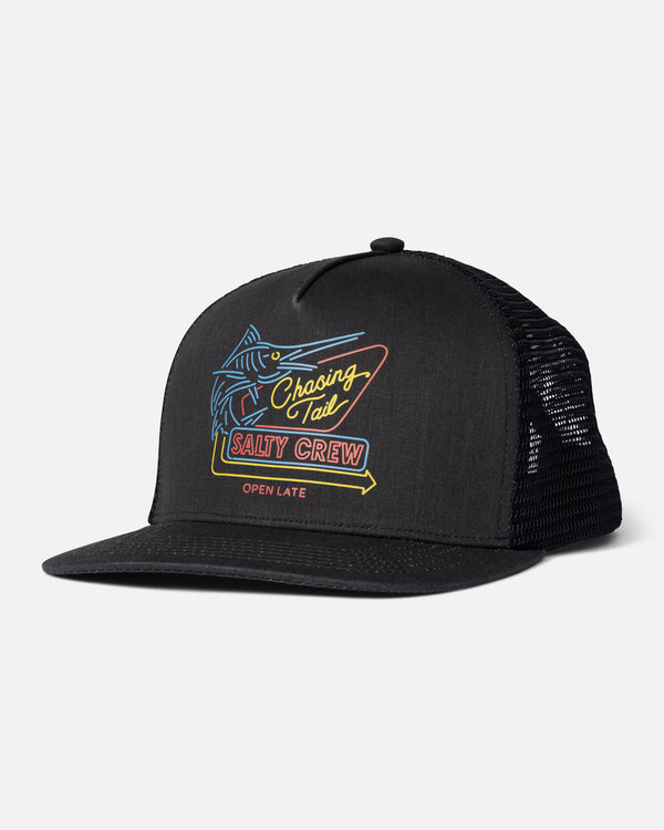 salty crew Good Times Foamie Trucker Hat - Black