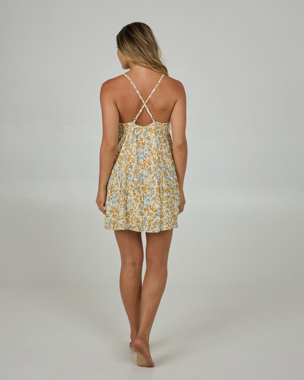 Salty Crew Hidden Ditsy Dress - Honey