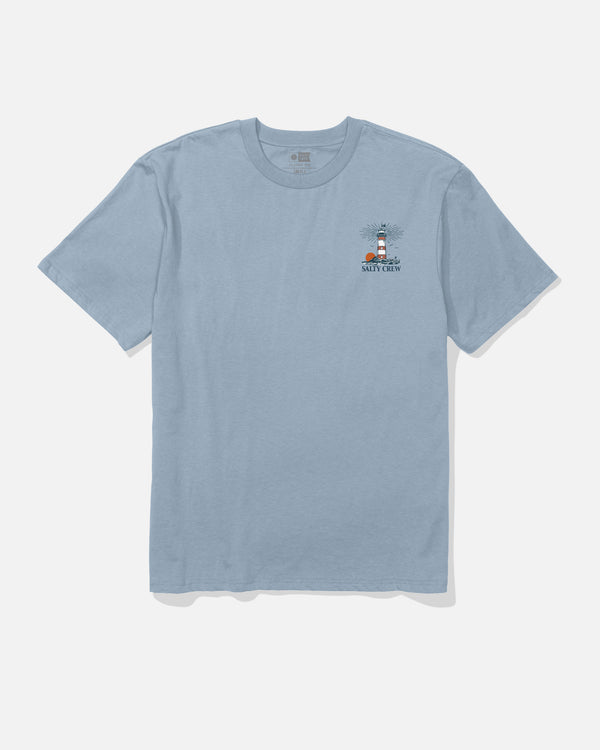 Salty Crew High Beam Classic Tee - Blue Fog