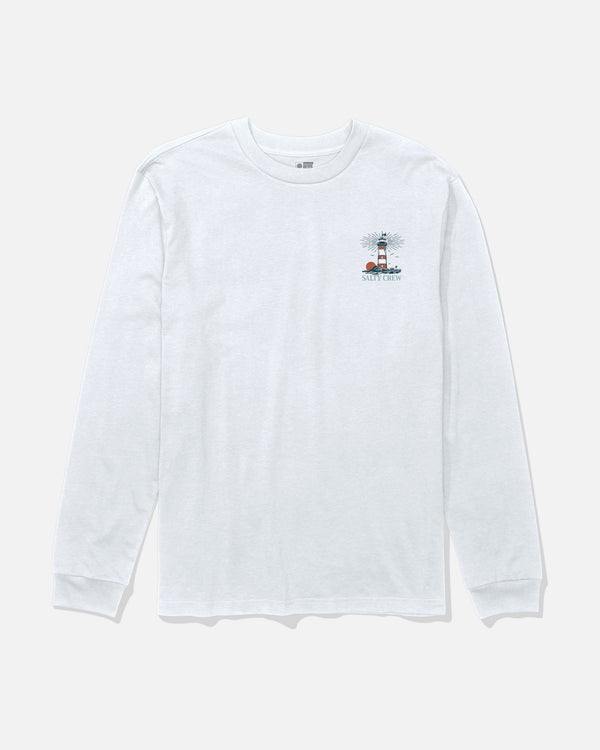 Salty Crew High Beam Long Sleeve Tee - White