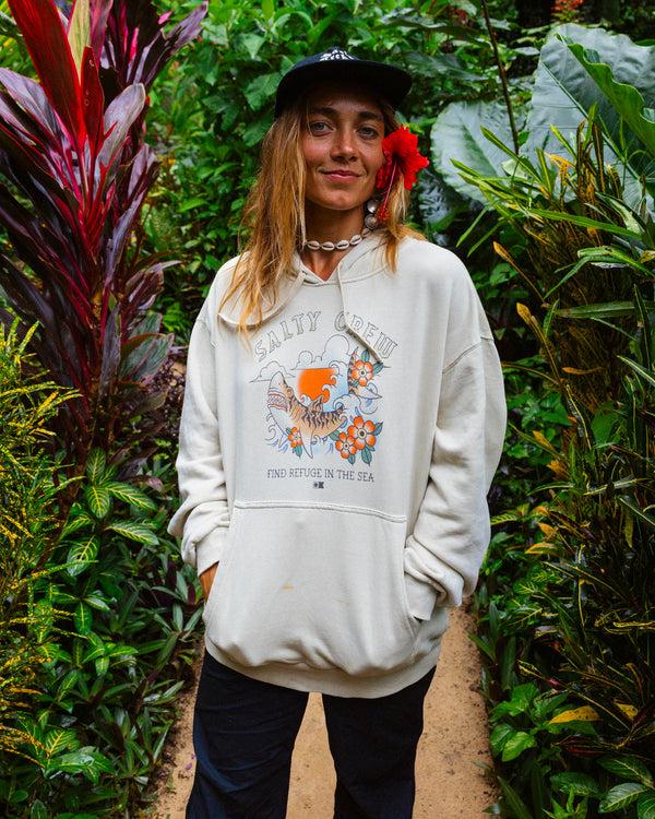 salty crew Hopper Hoody - Off White