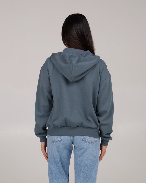 Salty Crew In The Rays Zip Fleece Hoodie - Fin Blue