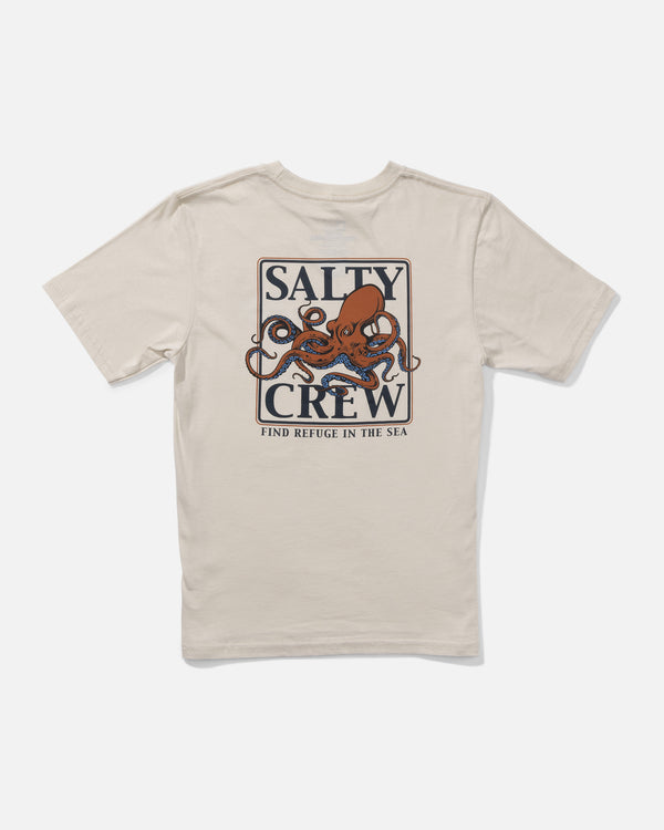 salty crew Ink Slinger Boys Tee - Bone