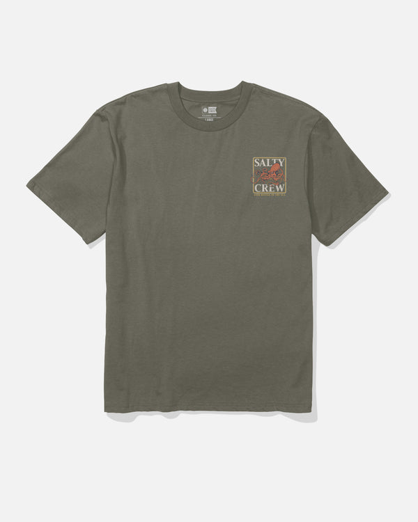 Salty Crew Ink Slinger Classic Tee - Dusty Olive