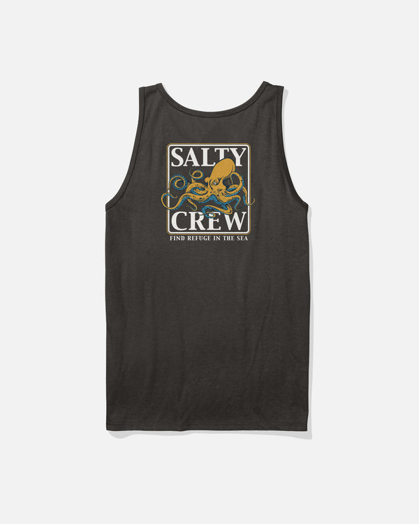 salty crew Ink Slinger Tank - Black