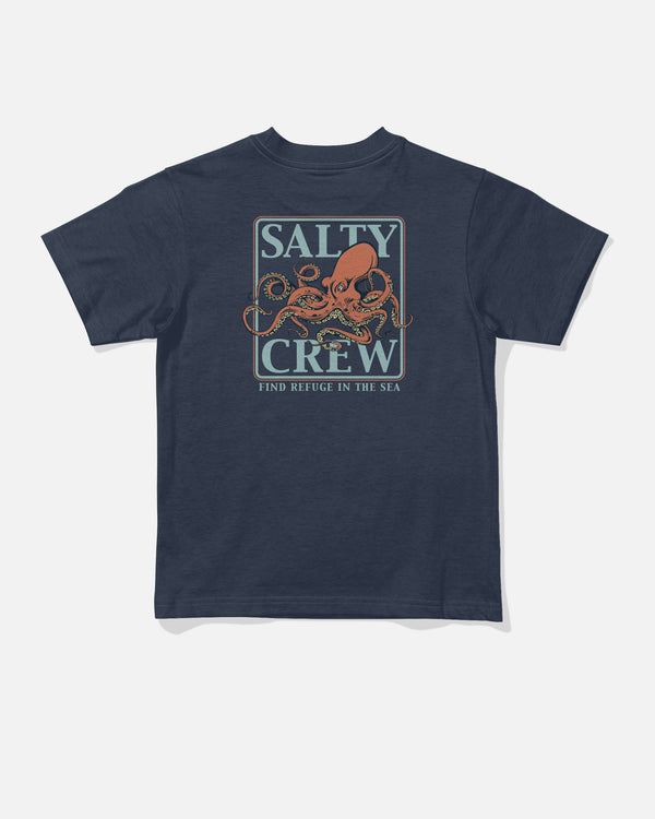 salty crew Ink Slinger Toddler Tee - Navy